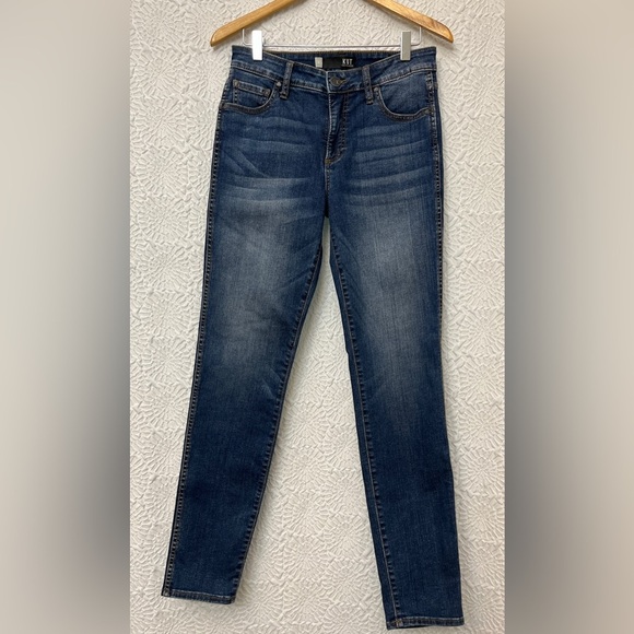 Kut From The Kloth Diana Fab Ab Skinny Jeans Size 6 School Preppy Medium Wash - Picture 16 of 16